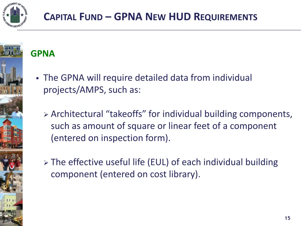 c apital f und gpna n ew hud r equirements 13