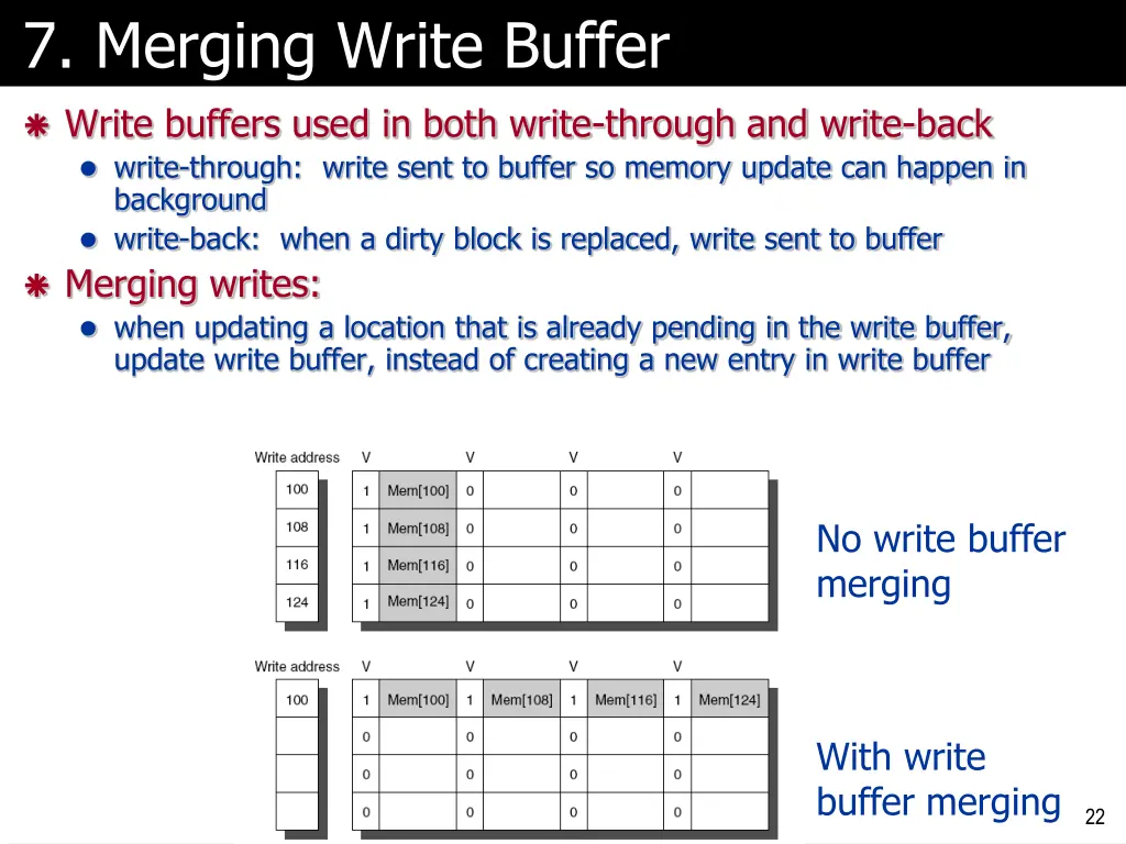 7 merging write buffer