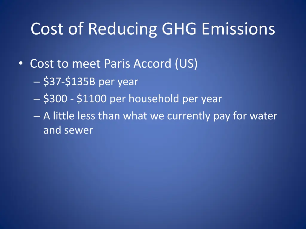 cost of reducing ghg emissions 3