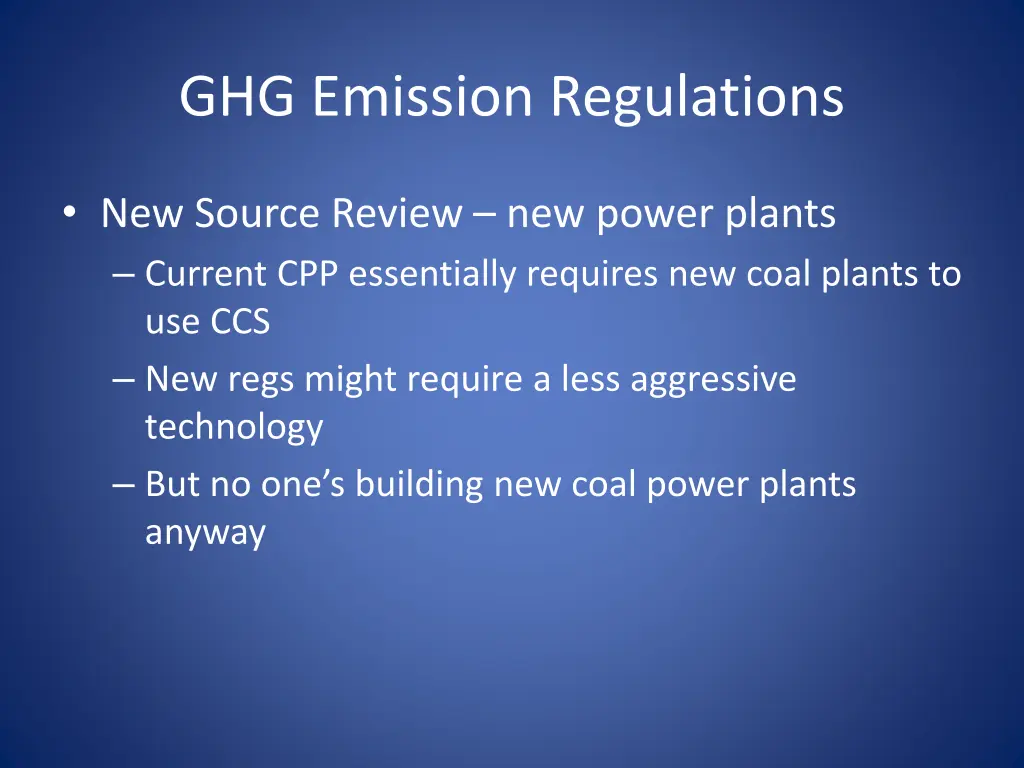 ghg emission regulations 1