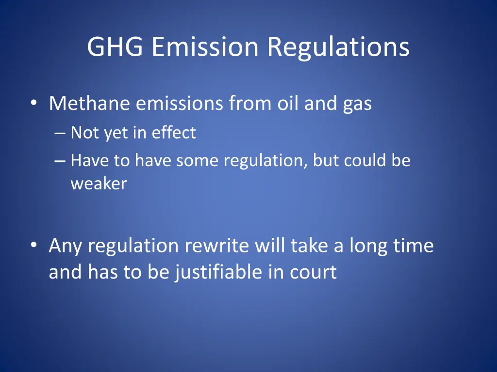 ghg emission regulations 2