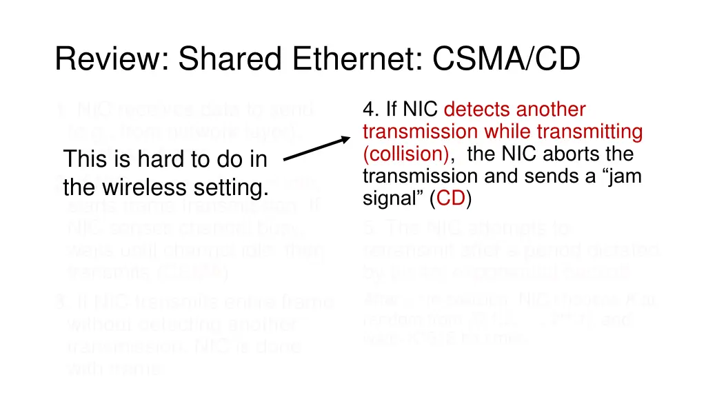 review shared ethernet csma cd 1