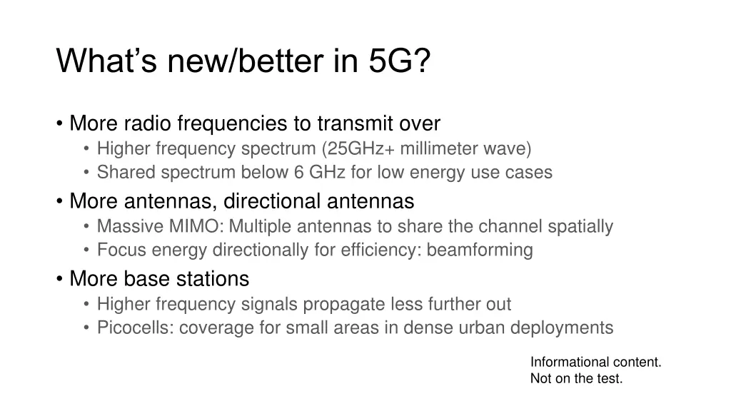 what s new better in 5g