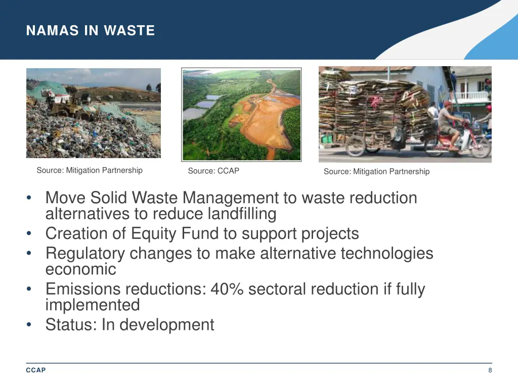 namas in waste