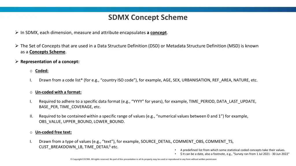 sdmx concept scheme