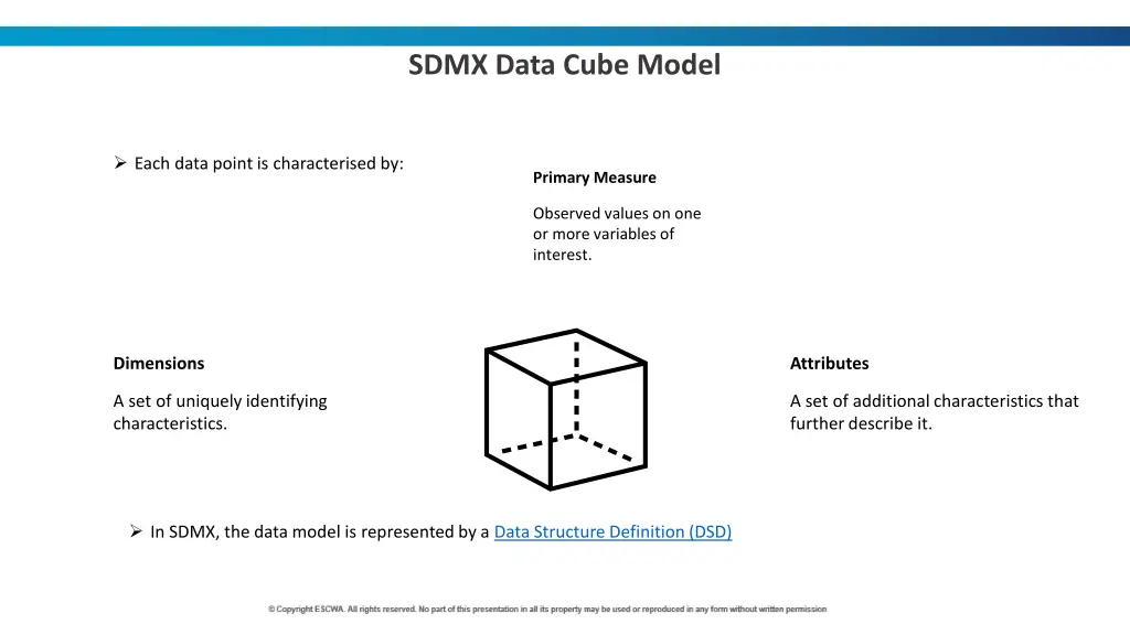 sdmx data cube model