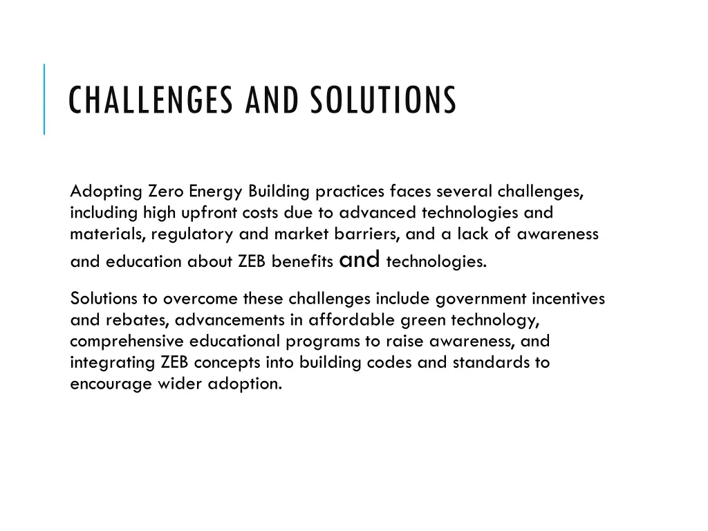 challenges and solutions
