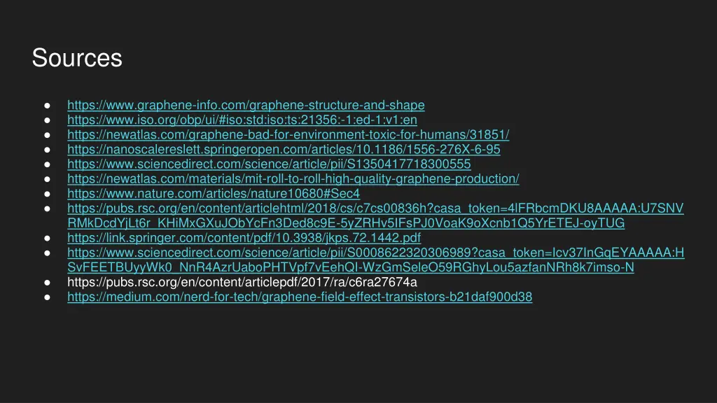 sources