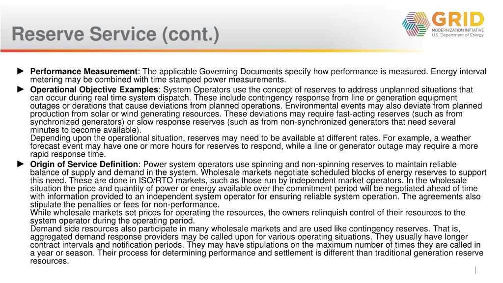 reserve service cont