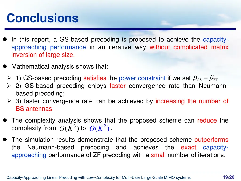 conclusions