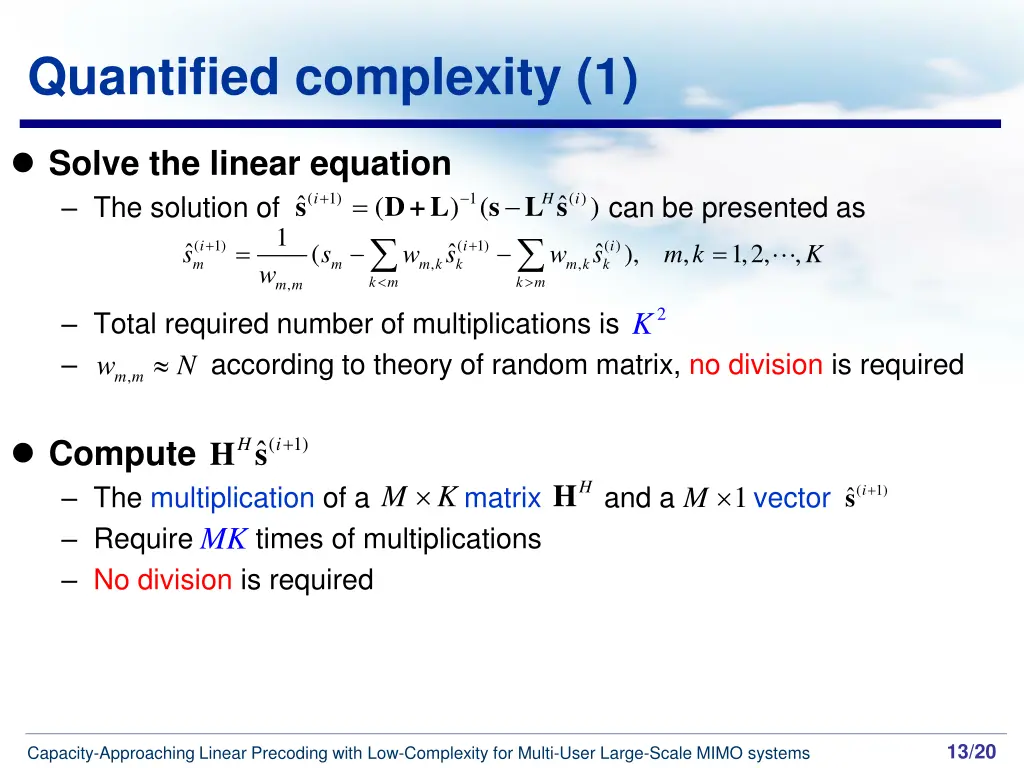 quantified complexity 1