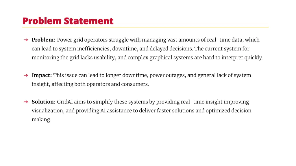 problem statement problem statement