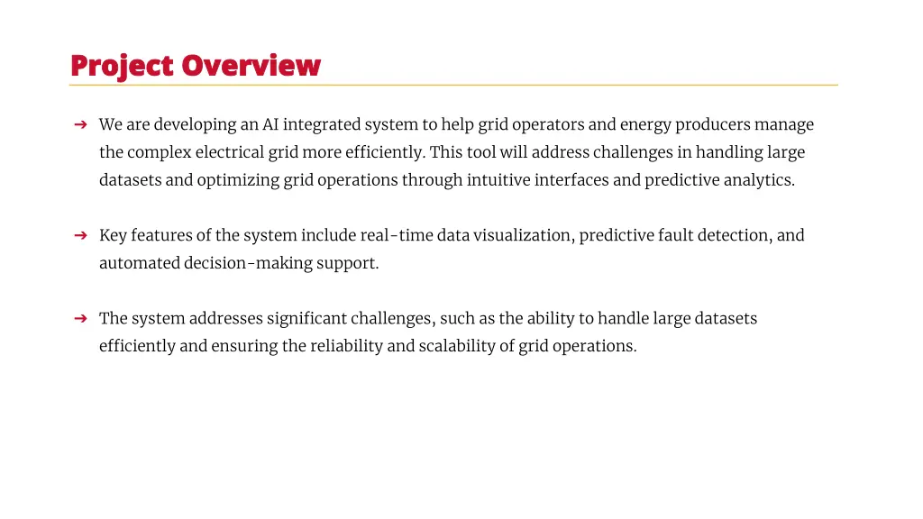 project overview project overview