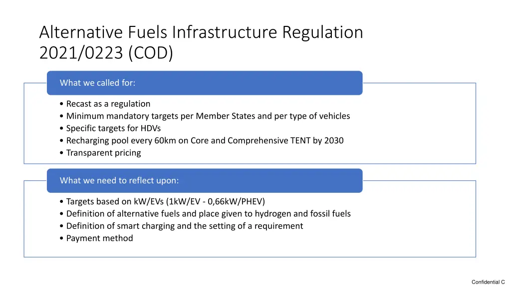 alternative fuels infrastructure regulation 2021