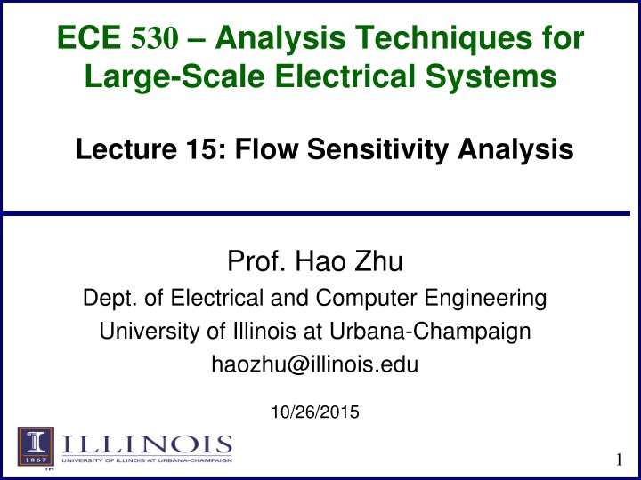 ece 530 analysis techniques for large scale