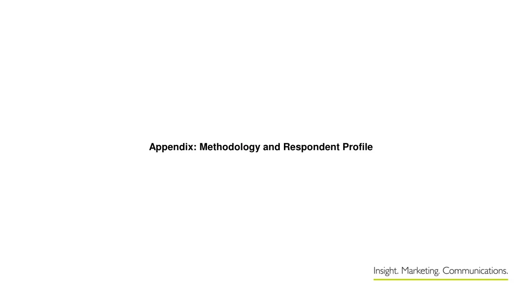 appendix methodology and respondent profile