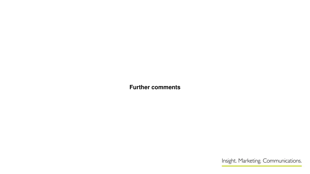 further comments