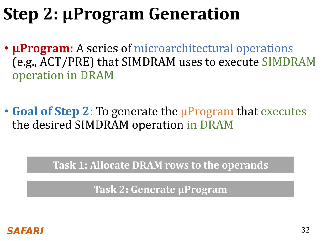 step 2 program generation
