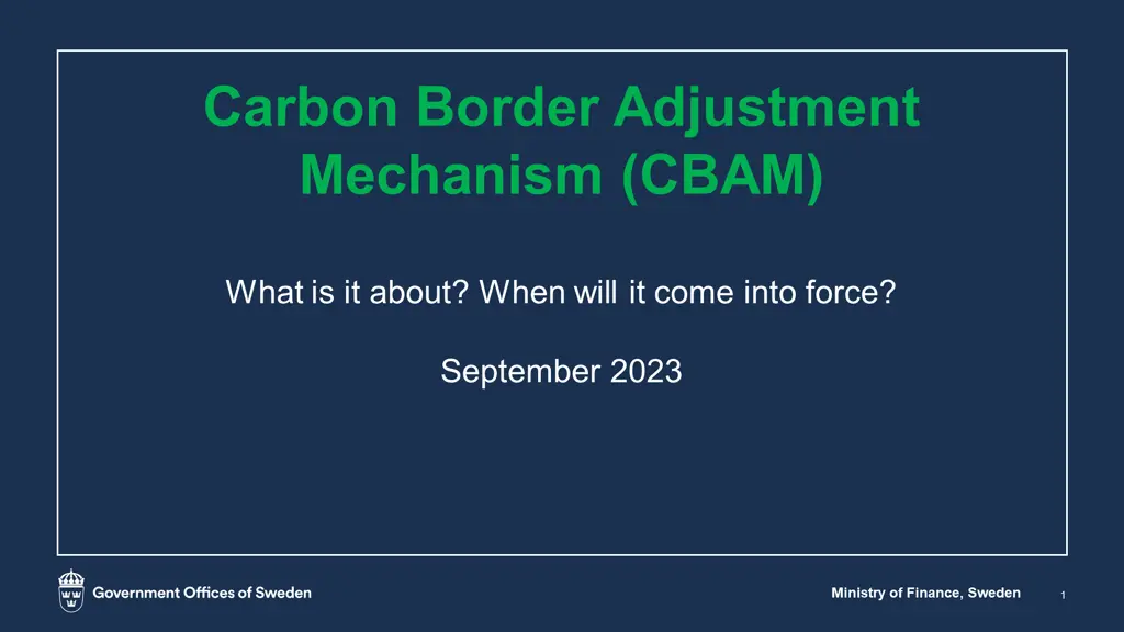 carbon border adjustment mechanism cbam