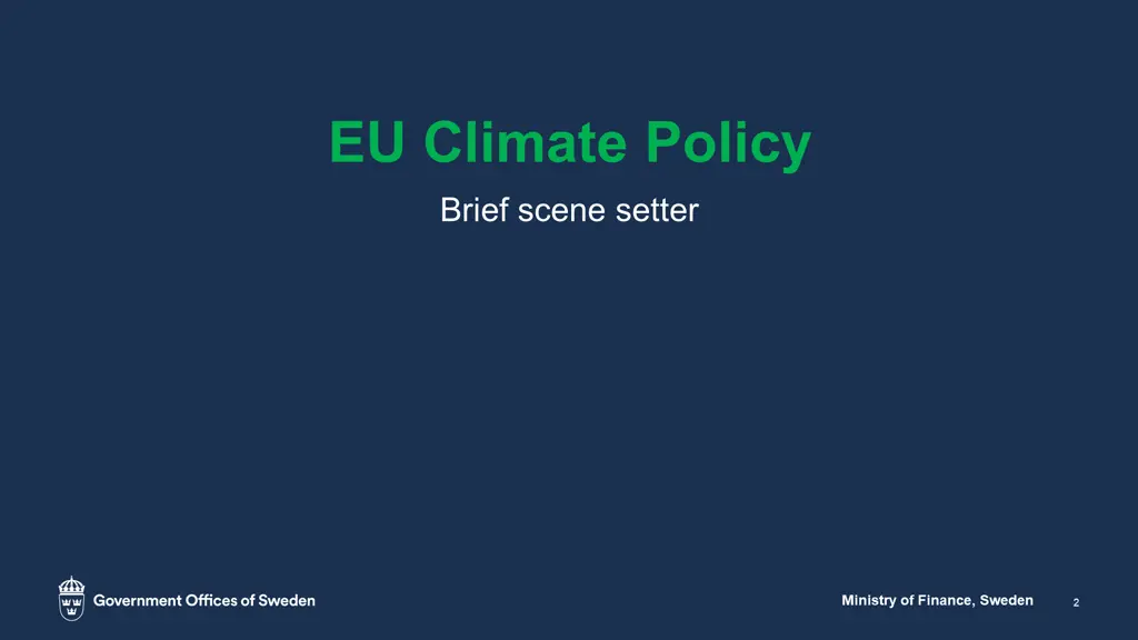 eu climate policy brief scene setter