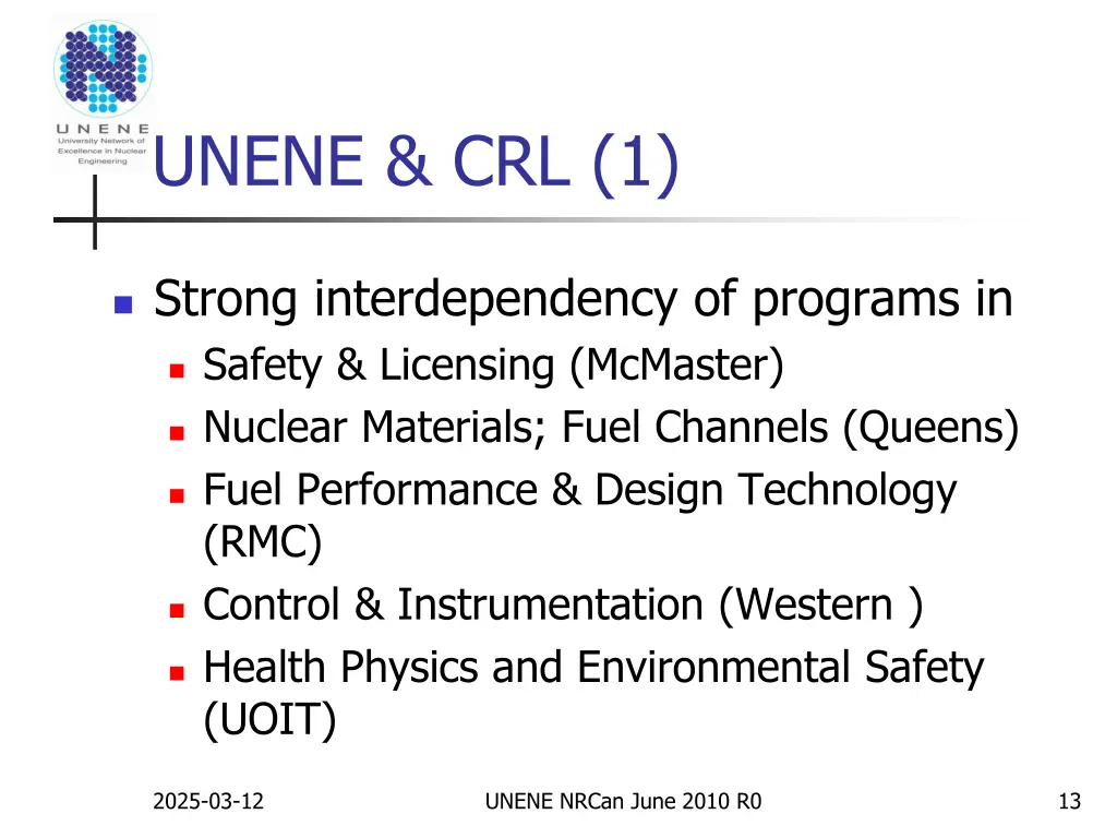 unene crl 1