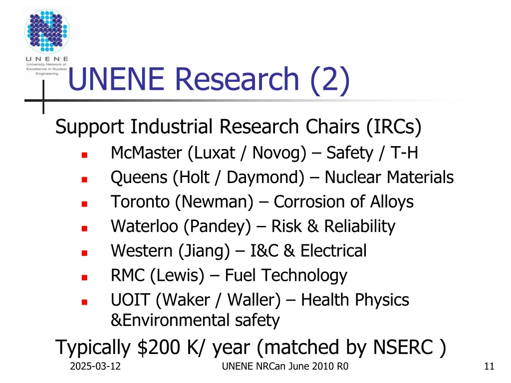 unene research 2