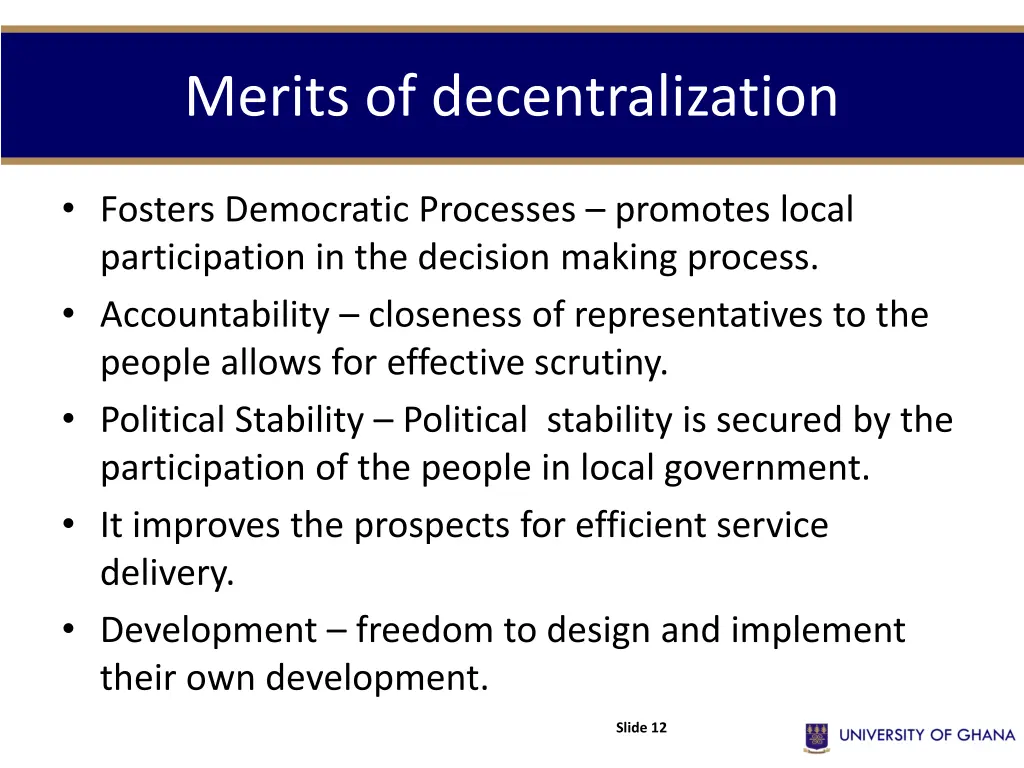 merits of decentralization 1