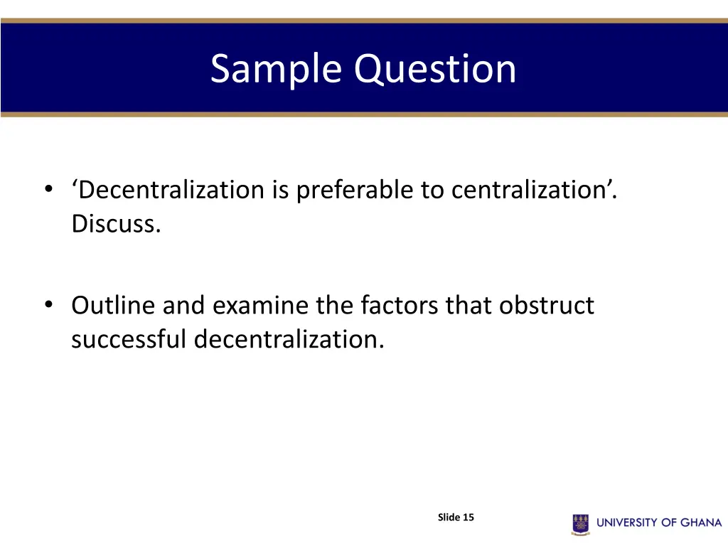 sample question