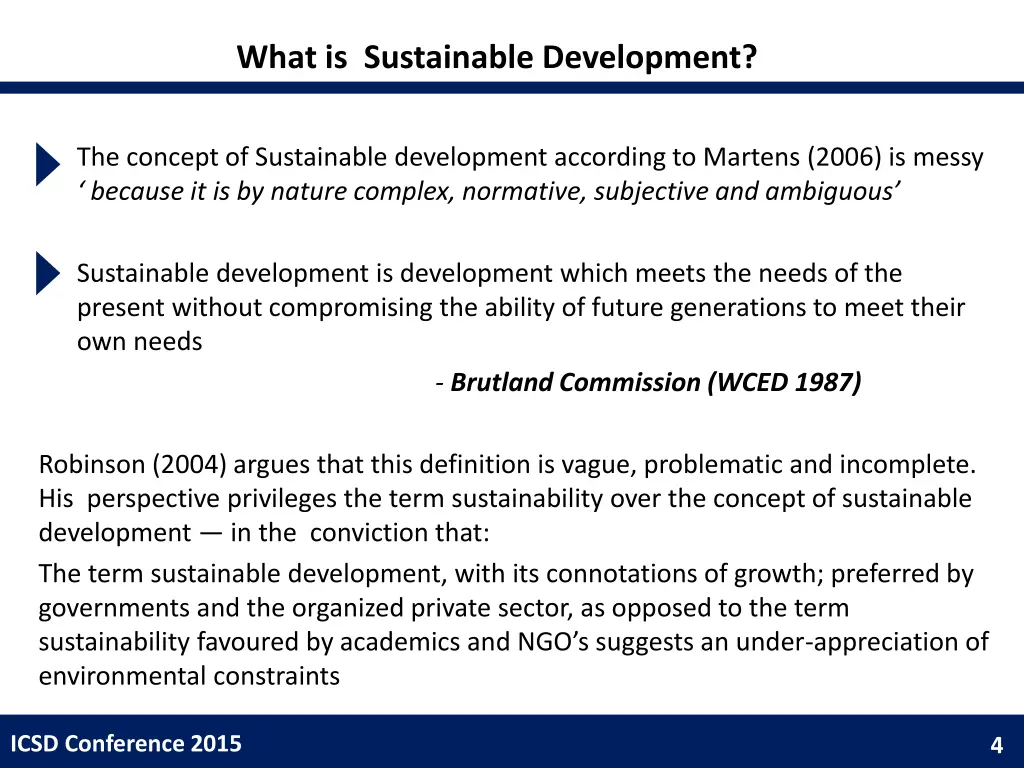what is sustainable development