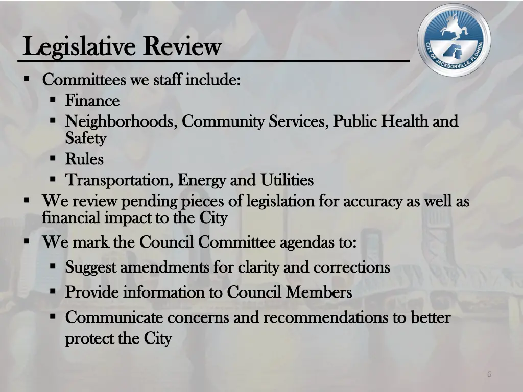 legislative review legislative review committees