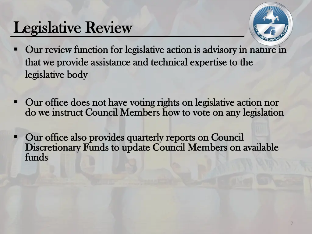 legislative review legislative review
