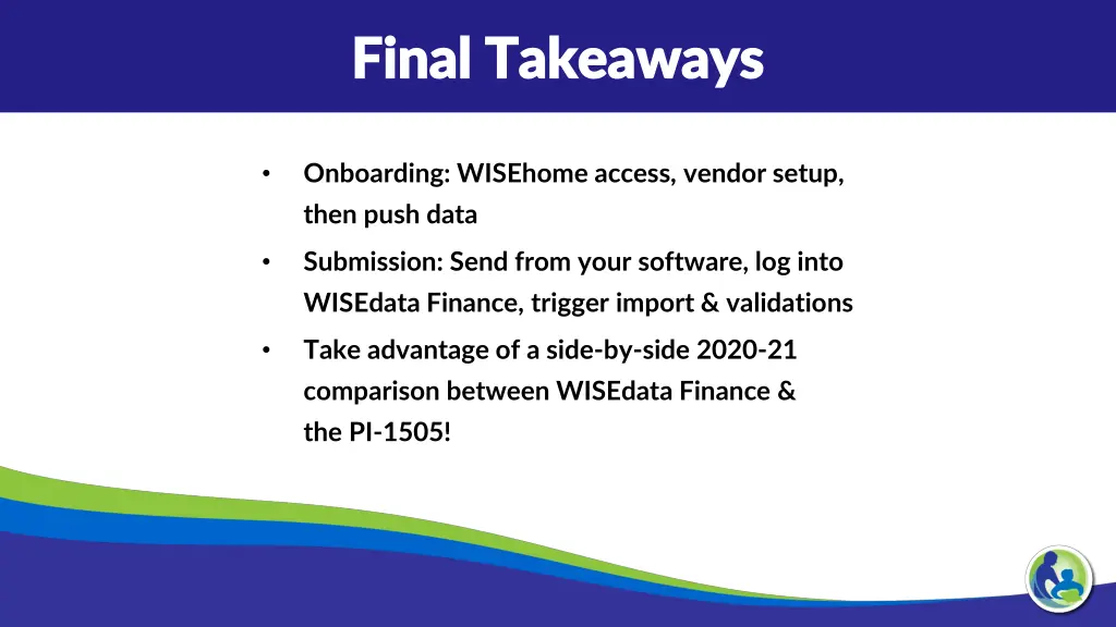 final takeaways final takeaways
