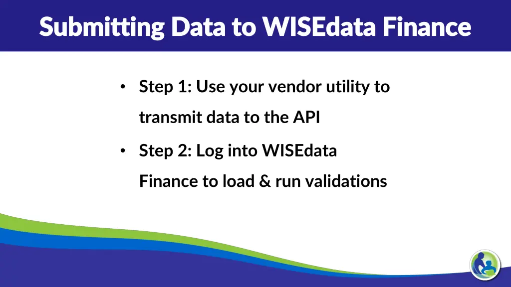submitting data to wisedata finance submitting