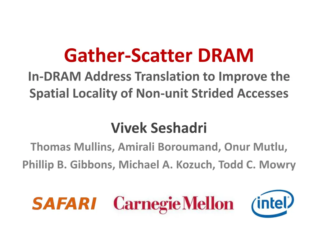 gather scatter dram in dram address translation 1