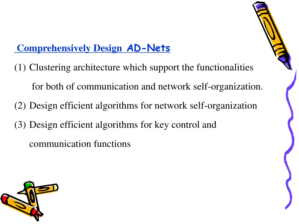 comprehensively design ad nets