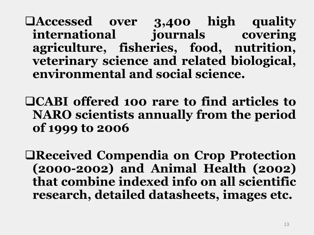 accessed international agriculture fisheries food