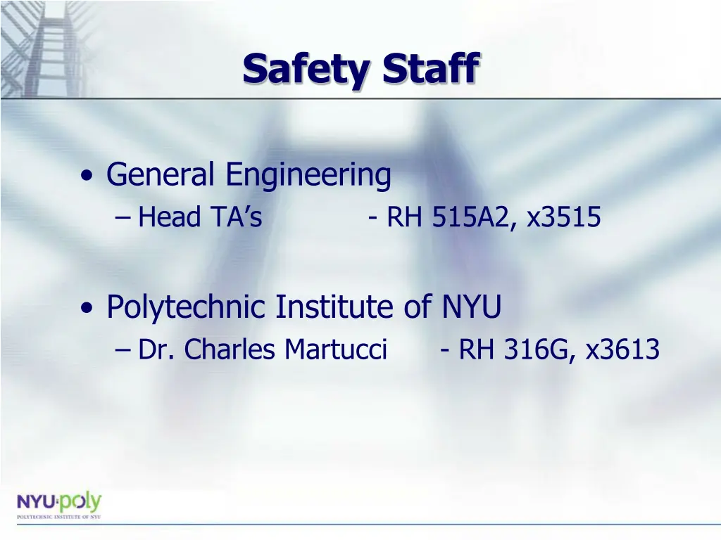 safety staff