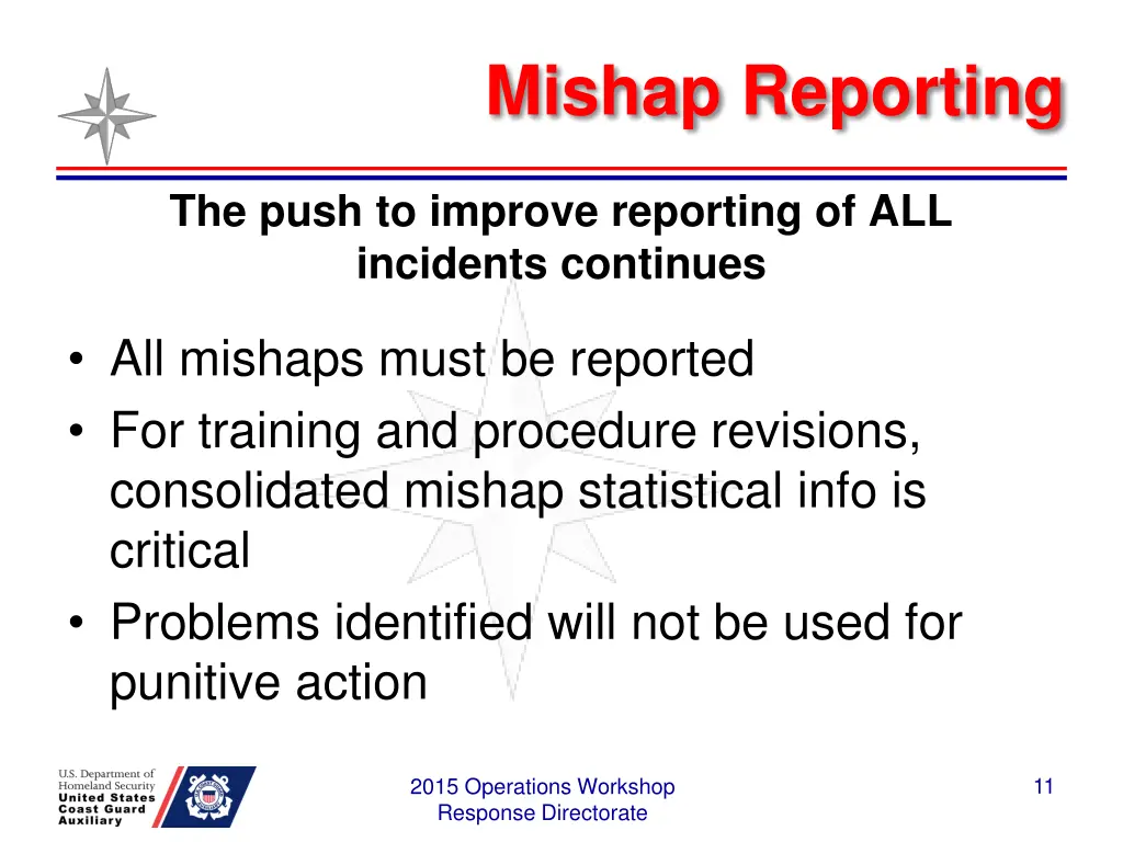 mishap reporting