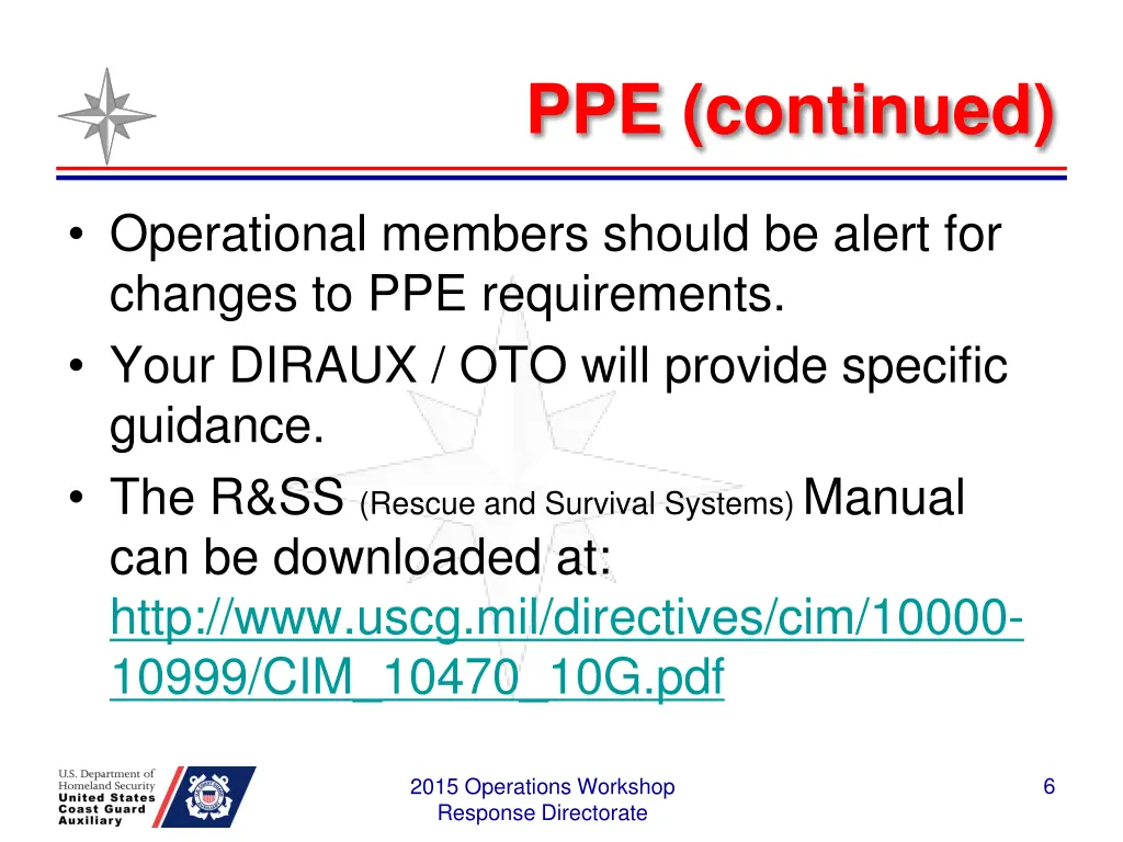 ppe continued