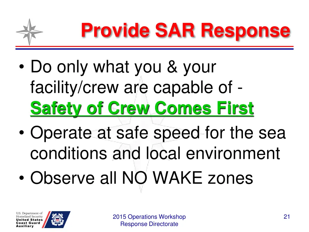 provide sar response
