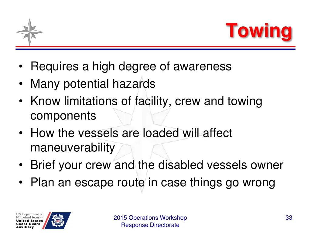 towing