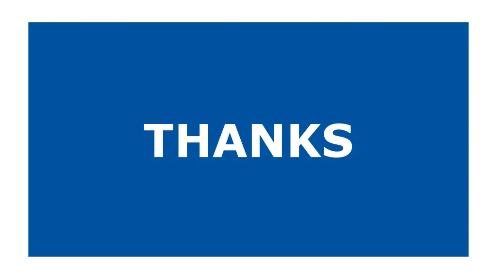 thanks