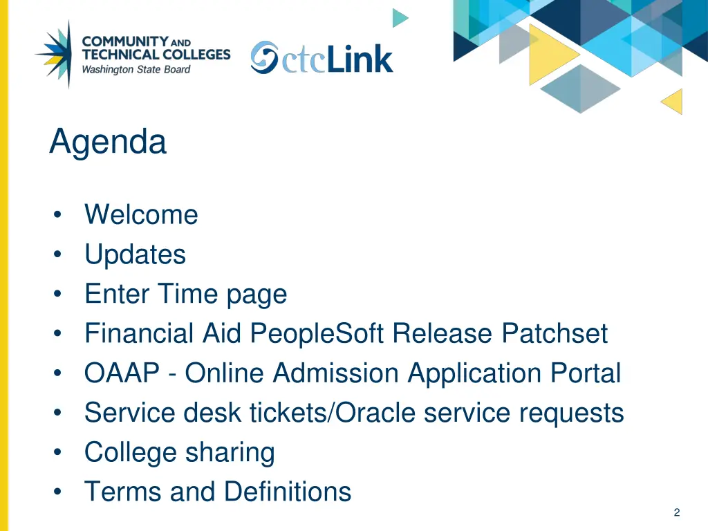 agenda