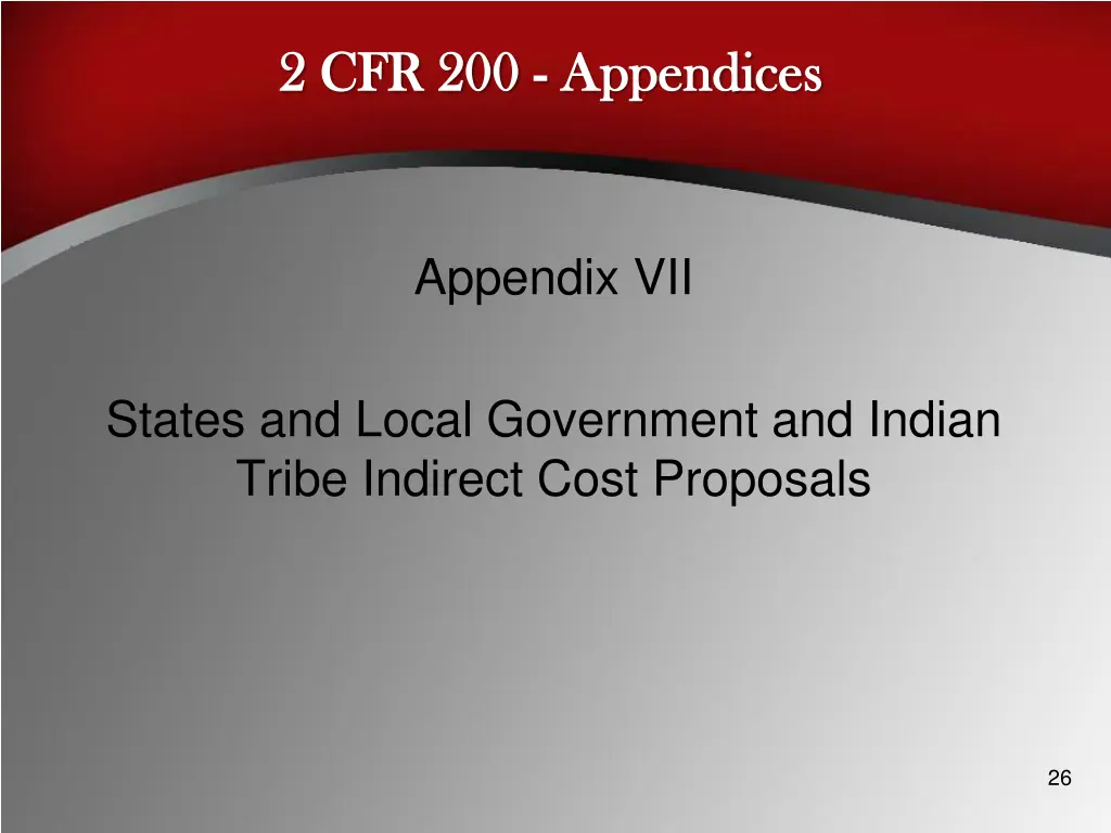 2 cfr 200 2 cfr 200 appendices 6