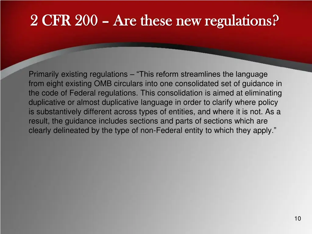 2 cfr 200 2 cfr 200 are these new regulations 1