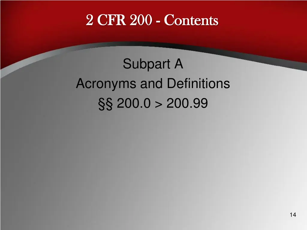 2 cfr 200 2 cfr 200 contents