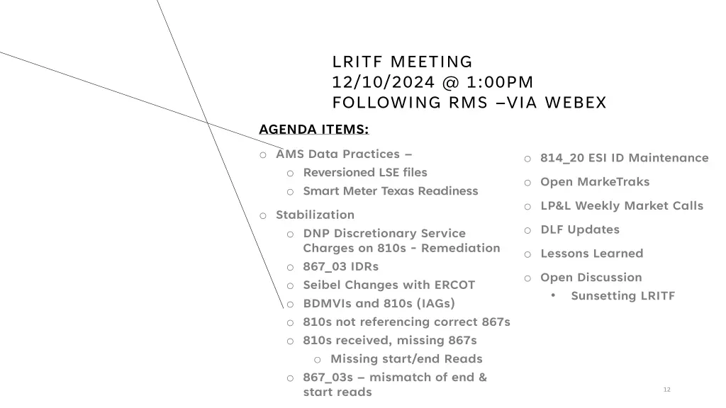 lritf meeting 12 10 2024 @ 1 00pm following