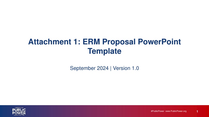 attachment 1 erm proposal powerpoint template