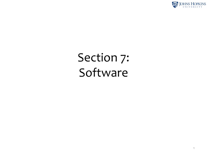 section 7 software