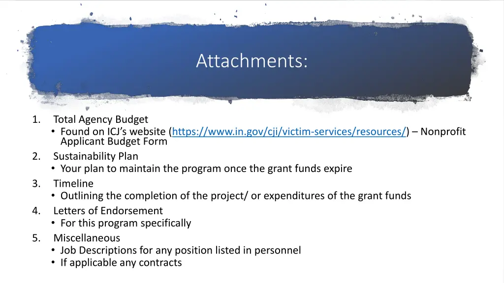 attachments